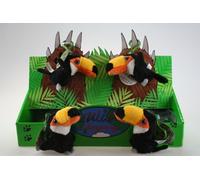 Porte-clés en peluche Tukan