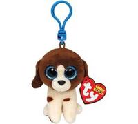 Ty – Peluche clip Beanie Boos Muddles le chien marron – TU