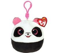 Ty Porte-clés en peluche Squish A Boos Clip Bamboo Le Panda 8 cm Multicolore