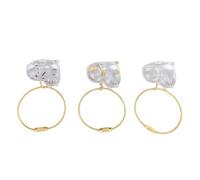 Porte-clés en Poils de Chat, Ensemble de 3 Porte-clés Souvenirs pour Animaux de Compagnie Mignons pour Les Amoureux des Chats, Souvenir Transparent pour Animaux de Compagnie 1,2 X 1,6 Pouces