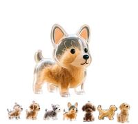 Porte-clés en Poils De Chien, Bouteille De Rangement pour Poils De Chien, Porte-clés en Poils De Chien, Souvenir en Fourrure d'animal, Capsule Mémoire Portable pour Animaux De Compagnie