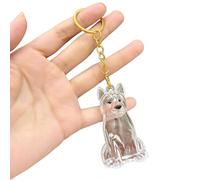 Porte-clés en poils de chien, breloque collecteur de poils de chien, pendentif de collection d'animaux de compagnie, souvenir de fourrure pour les amoureux des animaux, 6, taille unique