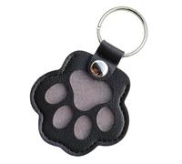 Porte-Clés En Poils De Chien, Cadeaux Commémoratifs for Animaux De Compagnie, Porte-Clés Souvenir En Fourrure D'animal, Porte-Clés De Rangement for Poils D'animaux, Porte-Clés Collecteur De Poils(Blac