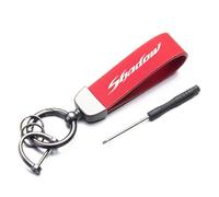 Porte-clés en PU, Accessoires Moto, Anneau Métallique, Compatible avec pour Shadow VT 400 600 750 1100