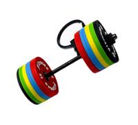 Porte-clés en PVC robuste et vif pour les amateurs de musculation, cadeau personnalisé pour les amateurs de fitness