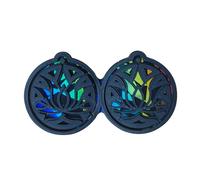 Porte-clés en résine époxy en forme de lotus pour un rangement facile