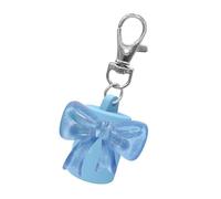 Porte-clés en silicone anti-déversement pour gloss à lèvres portable avec accès rapide - Bouteille de voyage rechargeable, bleu