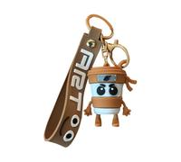 Porte-clés en Silicone de la Série Italian Brainrot, Figurines TungTungTungSahur, Tralalero Tralala, Shimpanzinni Bananini, Porte-clés Animaux Drôle, Pendentif pour Sac à Dos, Cadeau (B)