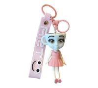 Porte-clés en Silicone de la Série Italian Brainrot, Figurines TungTungTungSahur, Tralalero Tralala, Shimpanzinni Bananini, Porte-clés Animaux Drôle, Pendentif pour Sac à Dos, Cadeau (H)