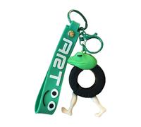 Porte-clés en Silicone de la Série Italian Brainrot, Figurines TungTungTungSahur, Tralalero Tralala, Shimpanzinni Bananini, Porte-clés Animaux Drôle, Pendentif pour Sac à Dos, Cadeau (D)