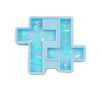 Porte-clés en silicone époxy brillant pour boucles d'oreilles, pendentifs, bijoux pour cadeau de Saint-Valentin, boucles d'oreilles croisées, moules pour résine époxy