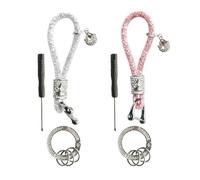 Porte-Clés en Strass 2 Pièces, Porte-Clés Élégants, Porte-Clés pour Femmes, Porte-Clés De Voiture, Porte-Clés À Paillettes