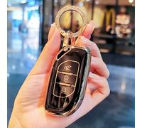 Porte-Clés En Tpu Pour Dongfeng Fengosphforthing T5 Evo,Porte-Clés,Anneau De Chaîne,Étui,Accessoires De Style De Voiture,2021 - Type A Black Keyring