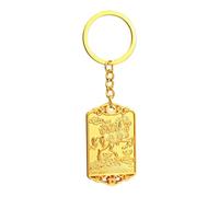 Porte-clés En | Traditionnel Et Objet De Collection | Médaillon Et Porte-clés De L'Année Du Cheval | Élèves Déplacements Transports Adultes Collectionneurs Accessoire