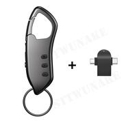 Porte-clés enregistreur vocal",espion caché mini dictaphone statique activé,micro audio numérique professionnel,"lecteur d'enregistrement sonore - Type Recorder with OTG-64 GO
