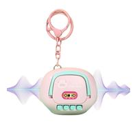 Porte-clés enregistreur vocal - Mini porte-clés de dictée audio de dessin animé, appareil de capture secrète, portable | Gadget d'enregistrement sonore pour réunions, conférences, collège et prise de