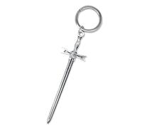 Porte-clés Épée - Accessoire de sac cool pour sac à dos, sac à main, clés et costume de cosplay - Conception d'épée fantastique médiévale pour les joueurs, les fans de RPG et le style gothique