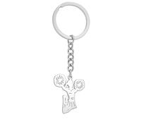 Porte-Clés Esprit - Porte Cheerleader et Charme de Sac pour Femmes avec Figurine Pompon Ajourée, Cadeaux de Porte-Clé Sportif pour Amatrices de Cheer