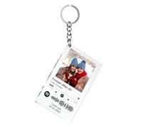 Porte-clés et Porte-clef Spotify Personnalisables - Cadeau pour Saint-Valentin, Anniversaire et Noël pour Homme et Femme
