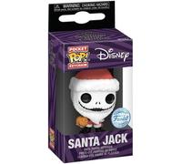 Funko Nightmare Before Christmas Père Noël Jack avec porte-clés de poche Jack-O-Lantern, multicolore, taille unique, Multicolore, taille unique
