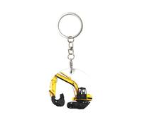 Porte-Clés Excavatrice, Chaîne De Clés Métal Porte Clef Keychain pour Femme Hommes