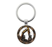 Porte-clés excavatrice de mode - Porte-clés iconique pour hommes en construction durable