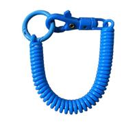 Porte-clés extensible en spirale à ressort rétractable et élastique - Porte-clés anti-perte - Porte-clés antivol