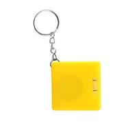 Porte-clés facile à transporter - Petit mètre ruban en acier - Niveaux à bulles intégrés - Longueur de mesure de 1 m - Fonction de rétractation automatique - Double échelle - Facile à transporter