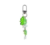 Porte-clés fait à la main Sac porte-bonheur Porte-clé Clovers Téléphone Lanyard pour styles personnalisés et jeux de hasard Porte-clés tendance, Boucle de porte, taille unique