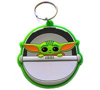 Porte-clés fantaisie Star Wars Baby Yoda Mandalorian 6,5 x 6 cm, multicolore, 6 cm