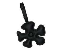 Porte-clés fantaisiste à cinq pétales de fleur, matériaux PU robustes, clip réglable, accessoire pour sacs à main et clés, breloque de de dessin animé, anneaux ludiques, accessoire