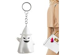 Porte-clés fantôme fantôme miniature, pendentif effrayant pour Halloween, porte-clés, moto, scooter, voiture, sac à dos, pendentif pour homme et femme