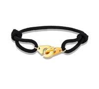 Porte-Clés Femme Homme Keyrings Keychains Bracelet Pour Femme Homme Bracelet Corde Ajustable Couple Noir