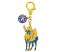 Porte-clés Feng Shui Sky Deer Spirit Essence 2025 avec signe de cerf bleu, bleu, 12.3*2.4*5.8cm