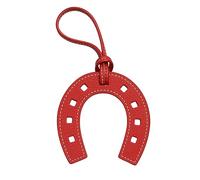 Porte-clés fer à cheval en cuir - Accessoire de sac unisexe pour sacs à main, sacs à main, fourre-tout, porte-bonheur, porte-clés pour homme et femme, pendentif de sac en cuir inspiré du designer