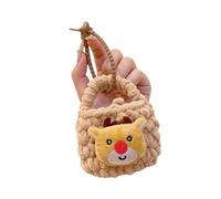 Porte-clés festif en tricot doux pour clés, pièces de monnaie, cadeau d'échange saisonnier, porte-clés doux, b