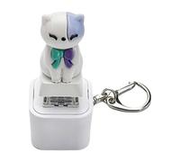 Porte-clés Fidget avec Clavier, Chat Chien aboiement LED, 1 pièce, Anti-Stress avec lumières, Jouet à mécanique, Pendentif Portable, pour Adultes, garçons, Filles, Famille, Voyage, Bureau