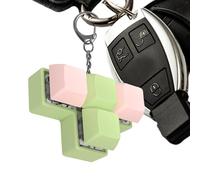 Porte-clés Fidget Clicker Keyboard - Jouet Clicker avec clavier, jouet testeur pour arbre éclairé à 4 touches | Jouet sensoriel avec bouton relaxant pour arbre testeur, jouet S