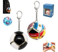 Porte-clés Fidget Coupe du monde de football (2 pièces)