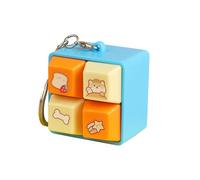 Porte-clés Fidget De Dessin Animé, avec Gadget Anti-Stress, 4,3 X 4,3 X 4 Cm, Porte-clés Musical À Presser pour Clavier, Bouton Clé, Jouet Qui Tue Le Temps, Retour De Satisfaisant, pour ,