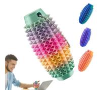 Porte-clés Fidget Stimulant la Douleur, Arc Pains Stim Fidget Toys Jouet Anti-Stress pour Adultes, Little Ouchies Pain Fidget, Soulagement de l'anxiété Douleurs Stim Bumpy Fidget Porte- Multicoloured