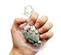 Porte-clés Fidget Toy, Portable, 5x5x5cm, Jouet de Charme Squ-Ishy, Article de Jeu sensoriel, Aide à la Concentration, pour l'école, Les Voyages, Le Temps d'attente ou la Relaxation Quotidienne