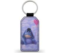 Porte-Clés Fifrelin Noir en Simili Cuir Bourriquet Winnie Lourson Love Cute Mignon Noir G