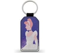 Porte-Clés Fifrelin Noir en Simili Cuir Disney Cinderella Cendrillon Noir G