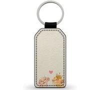 Porte-Clés Fifrelin Noir en Simili Cuir Disney Le Roi Lion Simba Nala Ref 4514 Noir G