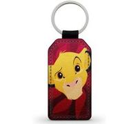 Porte-Clés Fifrelin Noir en Simili Cuir Disney Le Roi Lion Simba Noir G