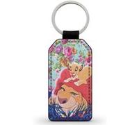 Porte-Clés Fifrelin Noir en Simili Cuir Disney Simba Le roi lion the lion king Noir G