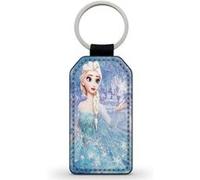 Porte-Clés Fifrelin Noir en Simili Cuir Elsa Frozen Fever La Reines des Neiges Disney Noir G