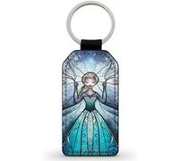 Porte-Clés Fifrelin Noir en Simili Cuir Elsa La Reine des Neiges Frozen Art Noir G