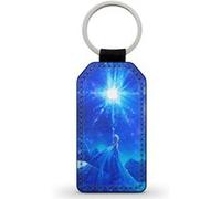 Porte-Clés Fifrelin Noir en Simili Cuir Elsa La Reine des Neiges Frozen Fever Disney Noir G